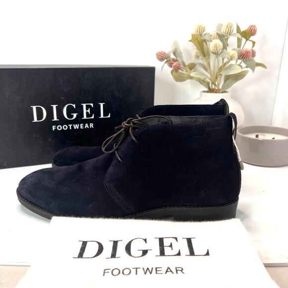 Digel Footwear Stanford Suede Chukka Boot Lace Up 1219792 Navy Blue Men 10/EU44 main image 5